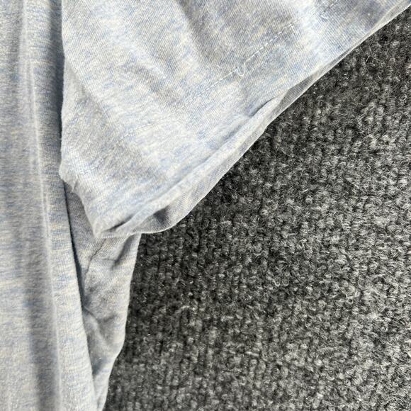 J.Crew Shirt Womens Medium Gray Crewneck Tshirt Relaxed Fit Stretch - Picture 4 of 9